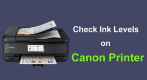 How to check ink levels on canon printer